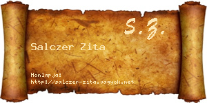 Salczer Zita névjegykártya